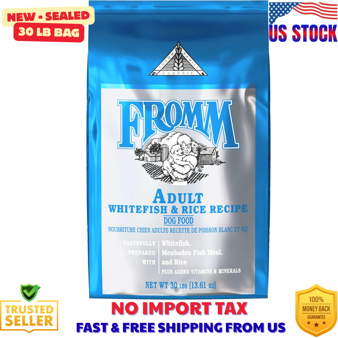 Fromm Classic Adult Whitefish & Rice Dog Food 30 lb Dry Dog Food