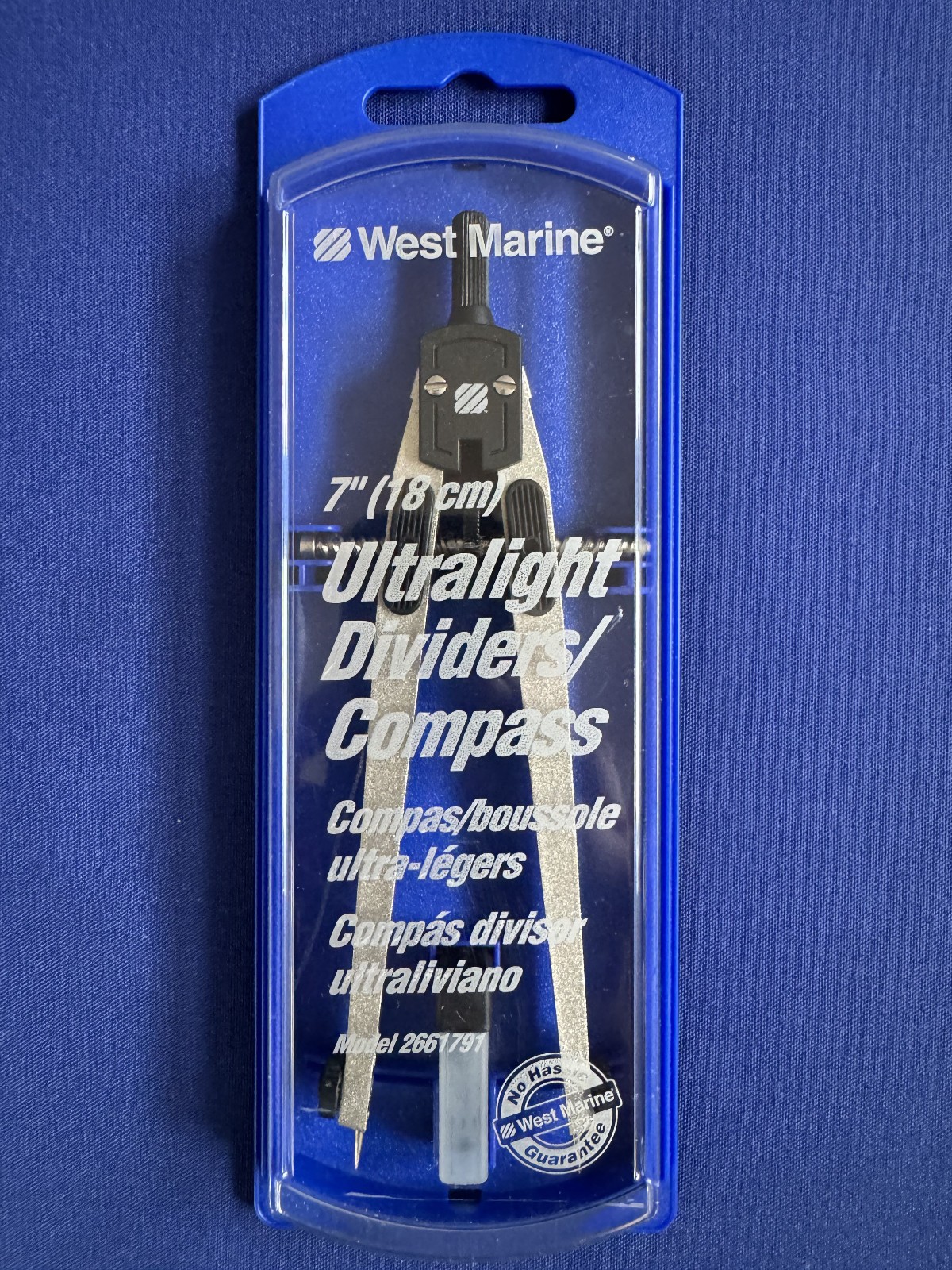 West Marine 7” Ultralight Dividers Compass • 2661791 • Marine Navigation Germany