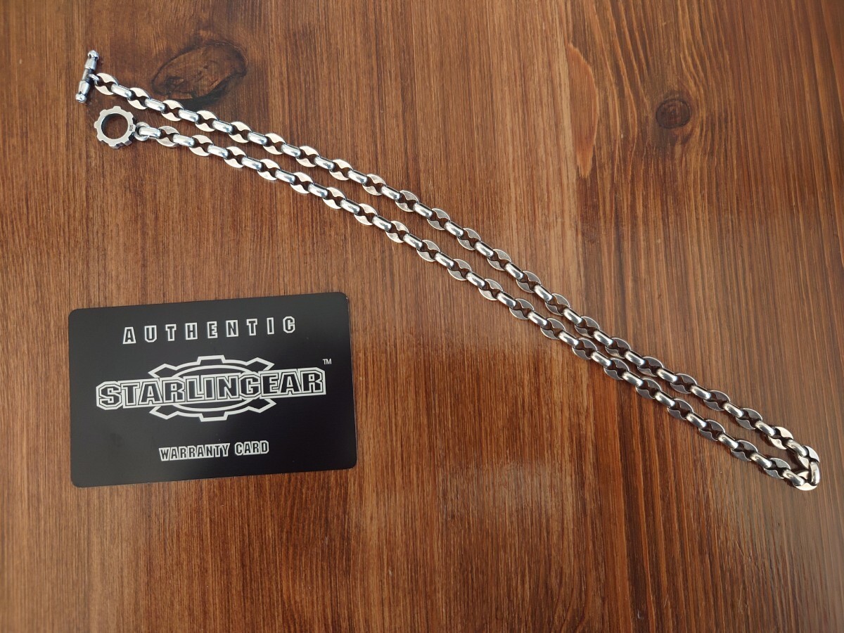 Starlingear Large Anchor Sterling Silver 925 20-Inch Chain Necklace