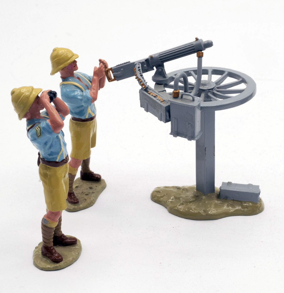 BRITAINS PREMIER SERIES 8917  Vickers Machine Gun + 2 M.G.C Gunners