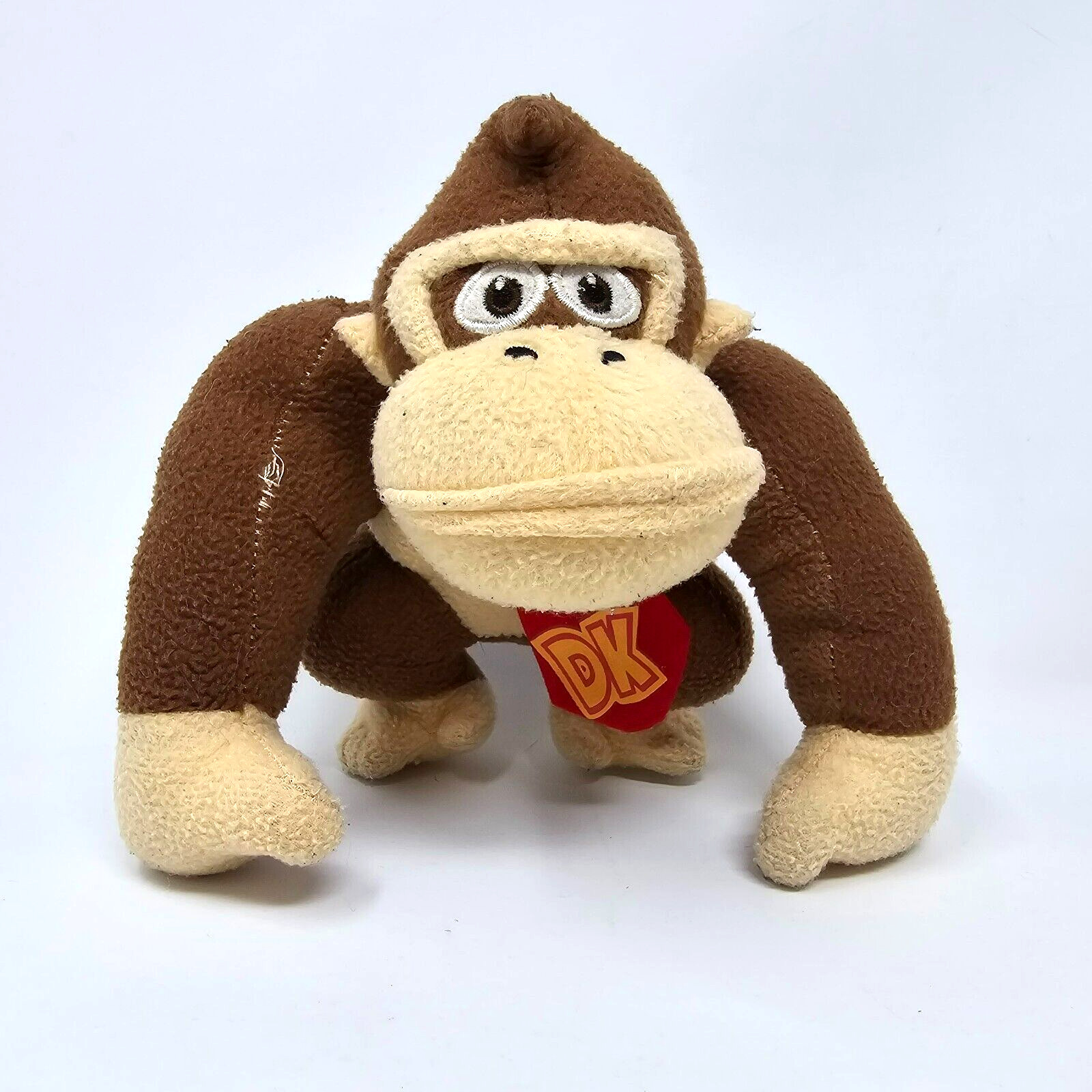 Nintendo Donkey Kong 7" Inch Stuffed Plush Zipper Storage No Tags Clip
