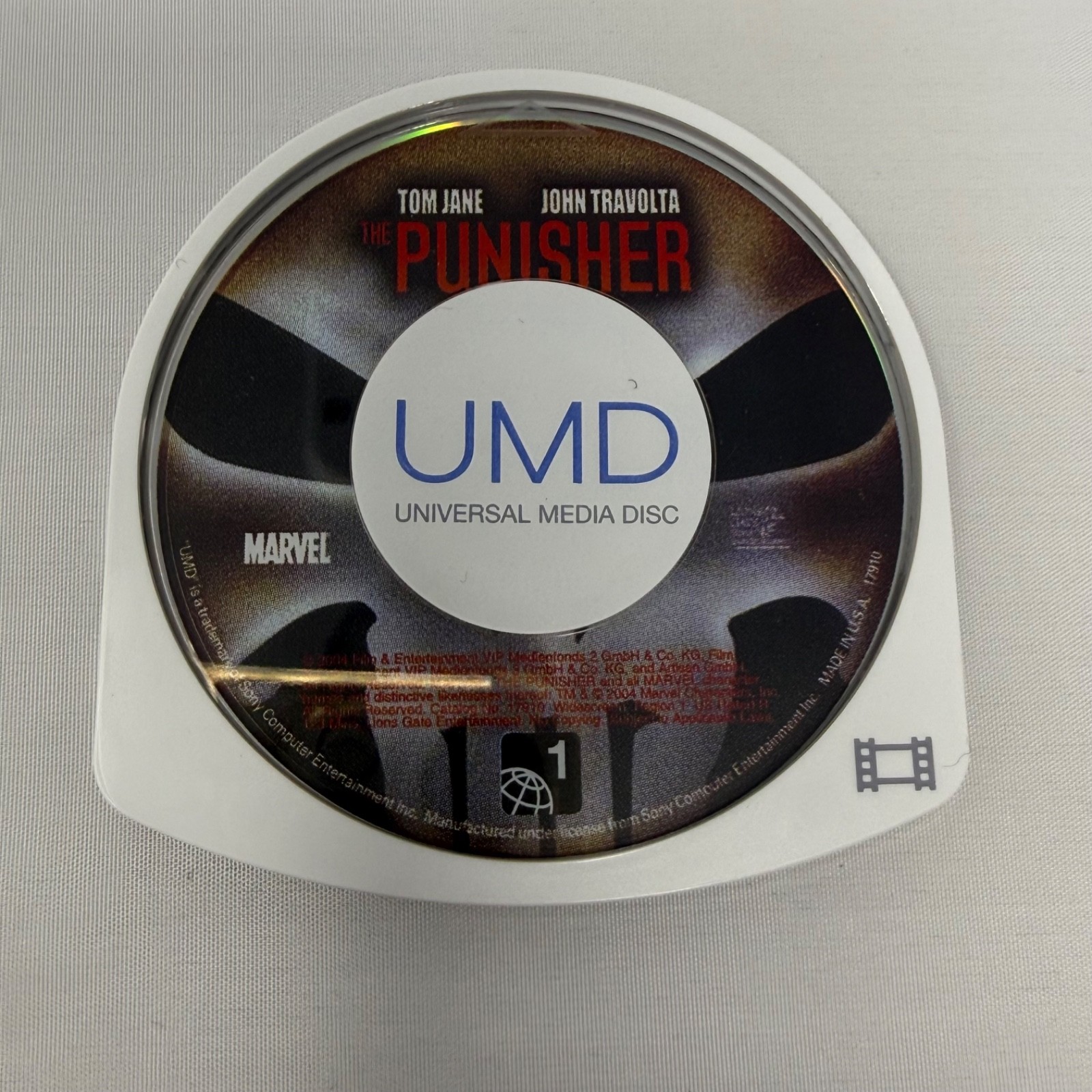 Punisher Movie (UMD) - Sony PSP1 – Disc Only – Tested & Working - NO CASE