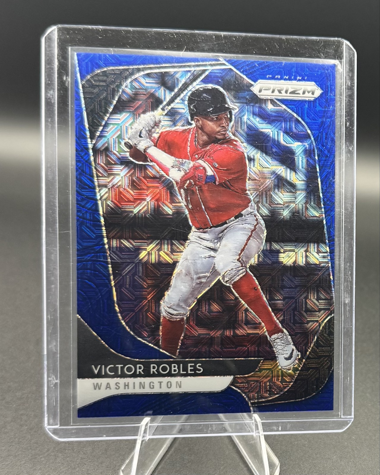 2020 Panini Prizm - Tier II Victor Robles #182 Blue Mojo Prizm /175