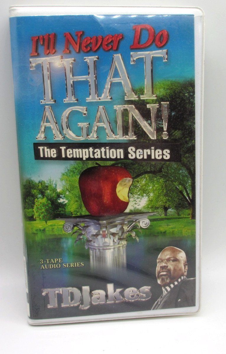 Bishop T. D. Jakes I'LL NEVER DO THAT AGAIN  3-Tape Cassette Set Religious