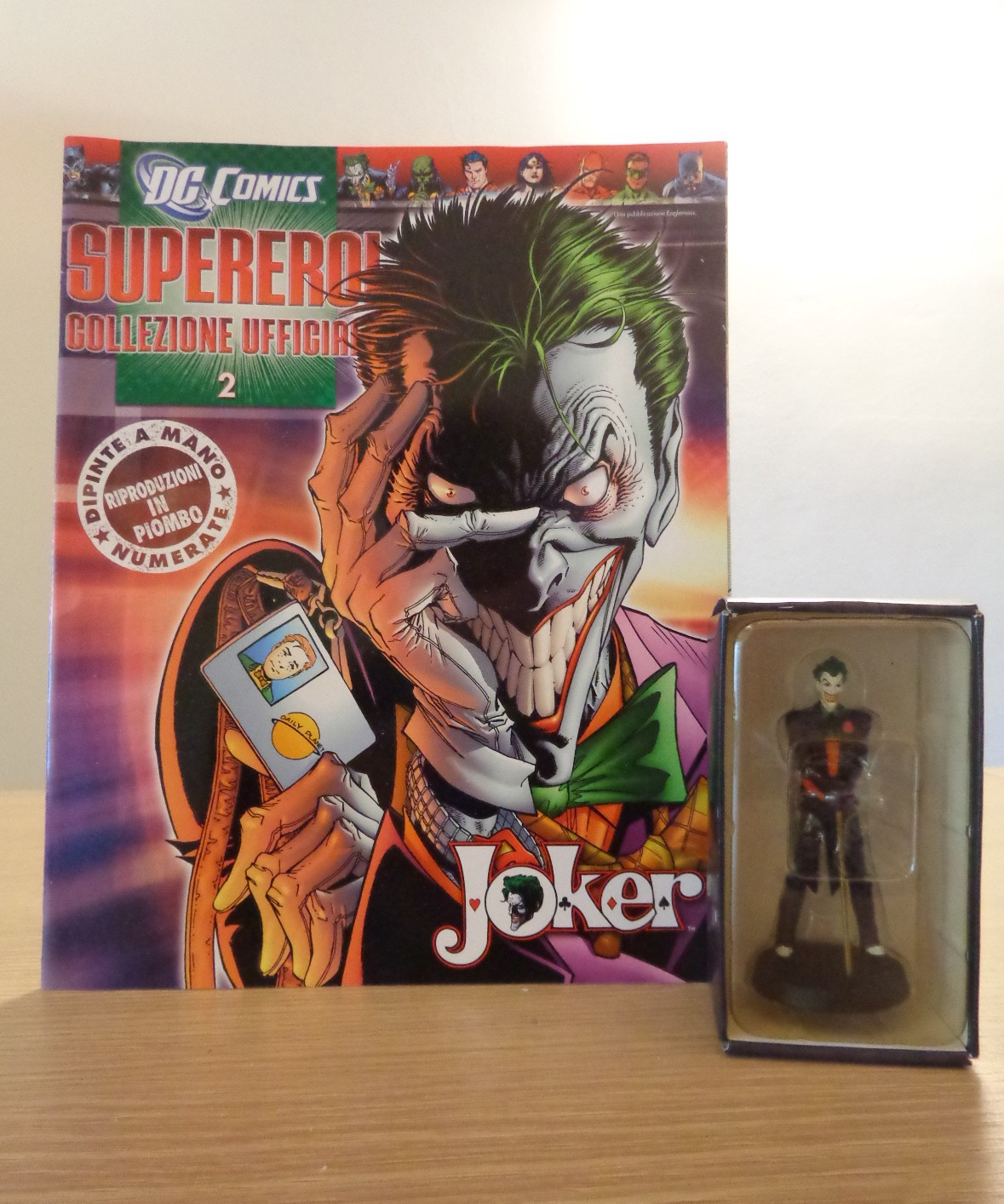 DC Comics Lead Superheroes No.2 Joker NEW Eaglemoss Paper ▓