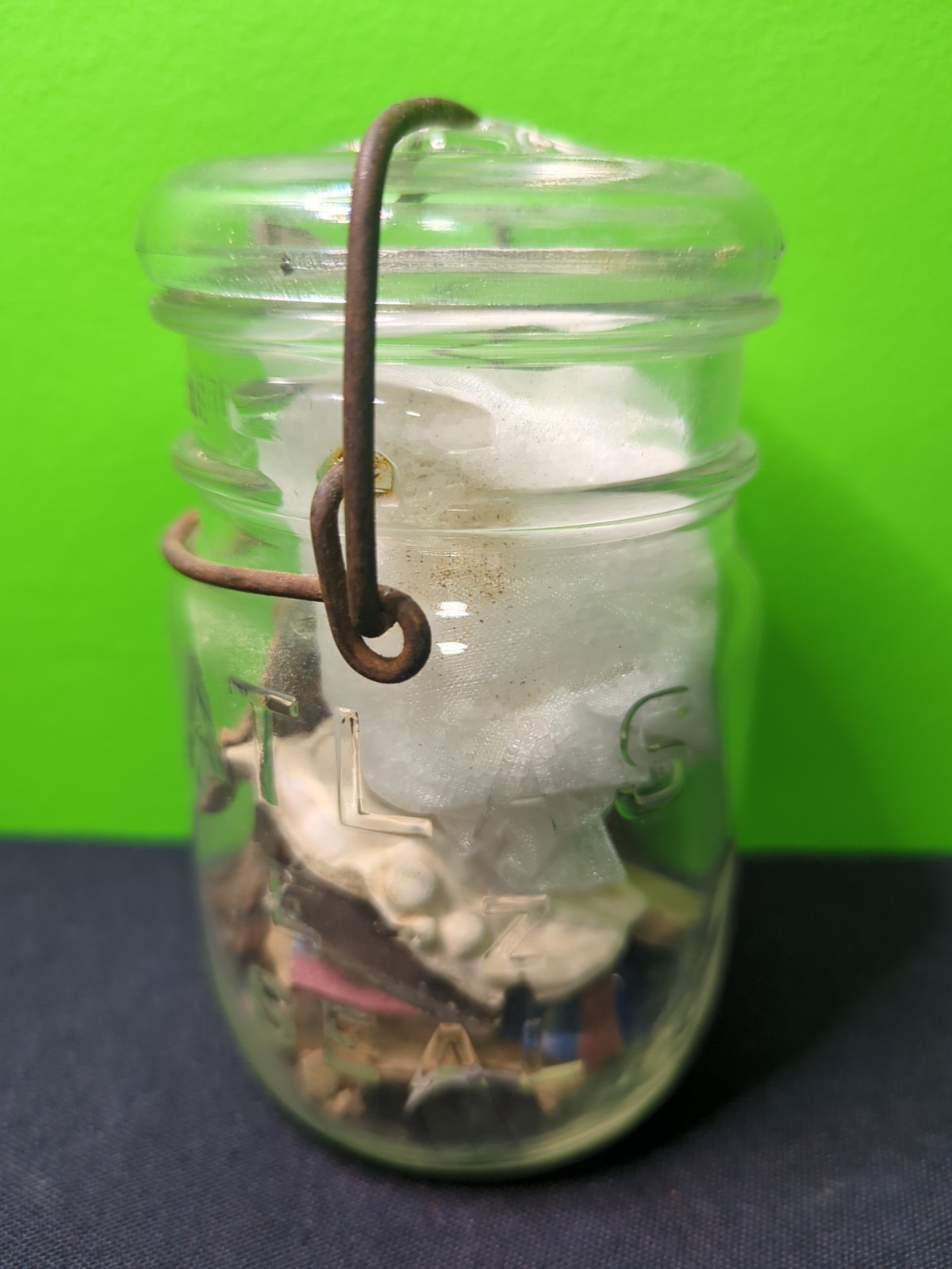 Jar Of Haunted House Remains