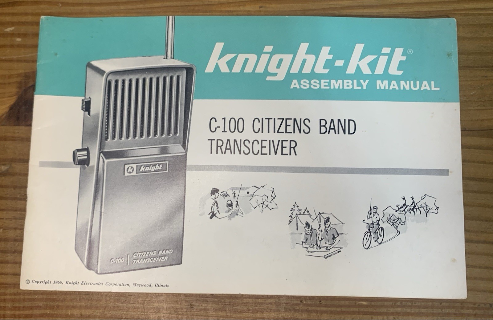 Knight-Kit Assembly Manual - C-100 Citizens Bans Transceiver - CB