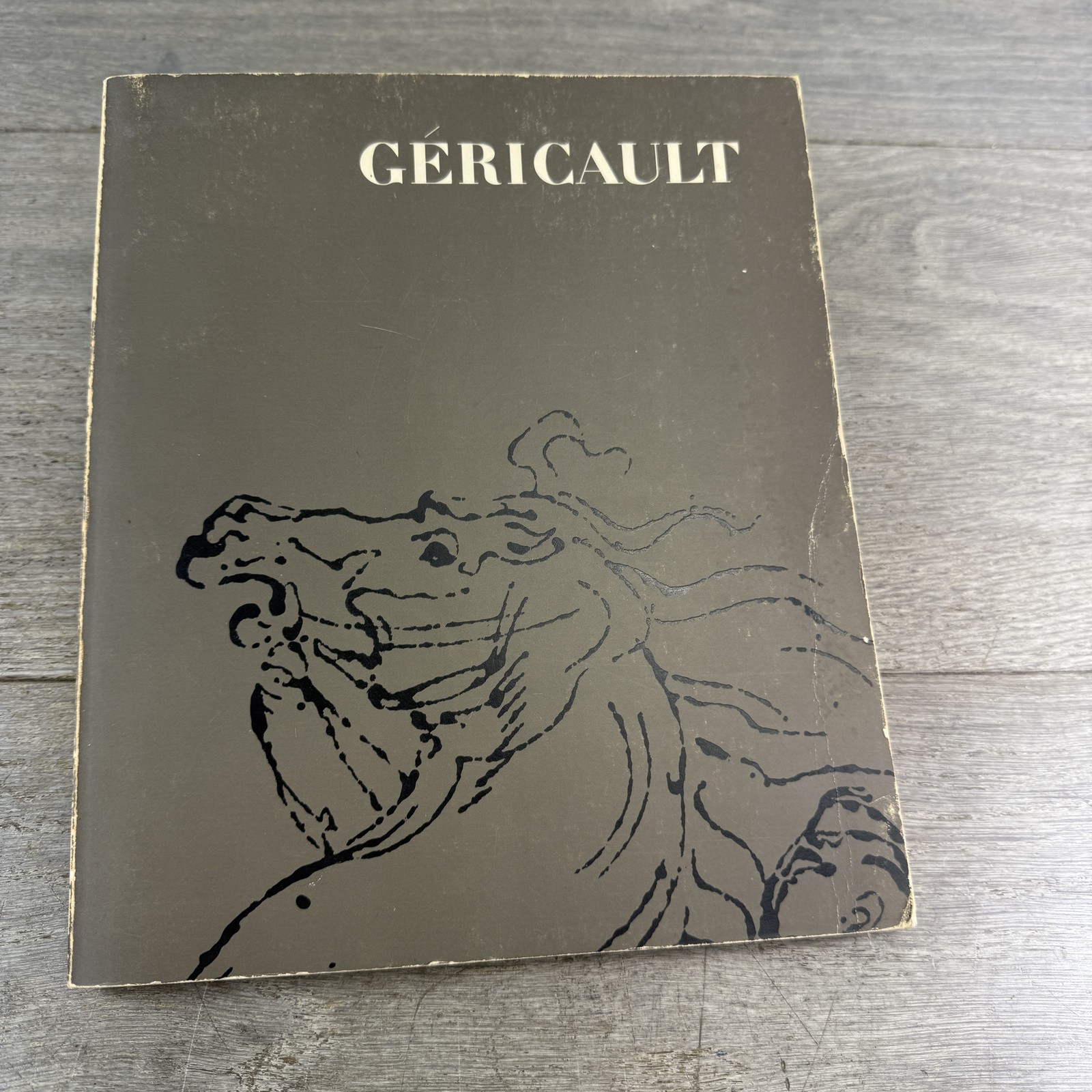 Gericault Lorenz Eitner 1971 LA County Museum Art Book Softcover VG Vintage