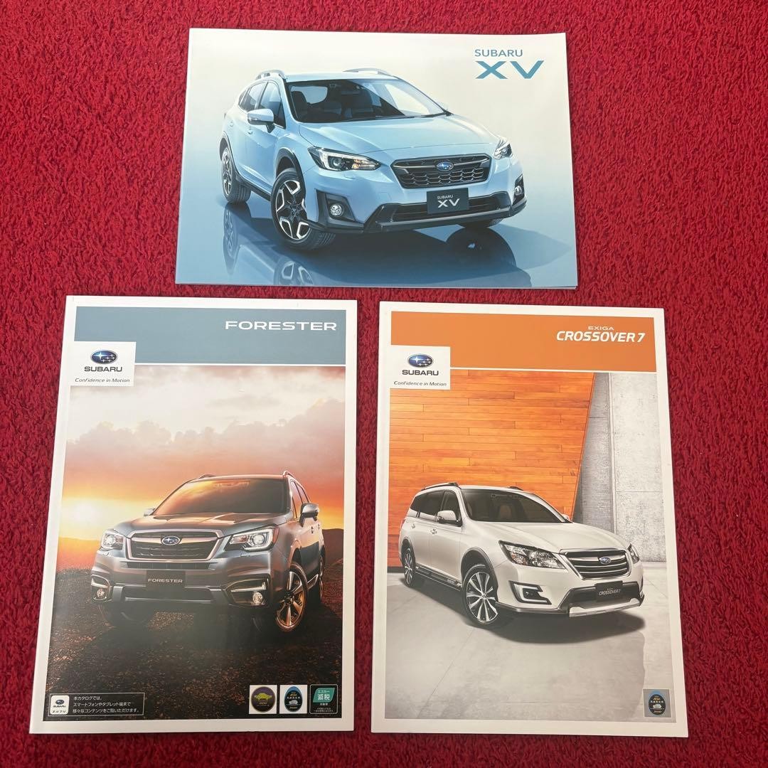 Subaru Xv Forester Crossover7 Catalog Set