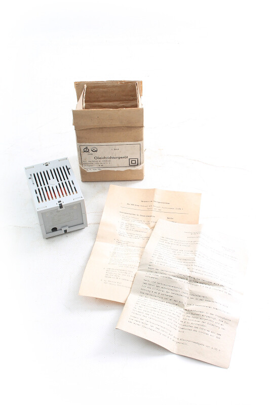 Old GDR Rectifier Device Type GW-E6/ 0.63W IP20