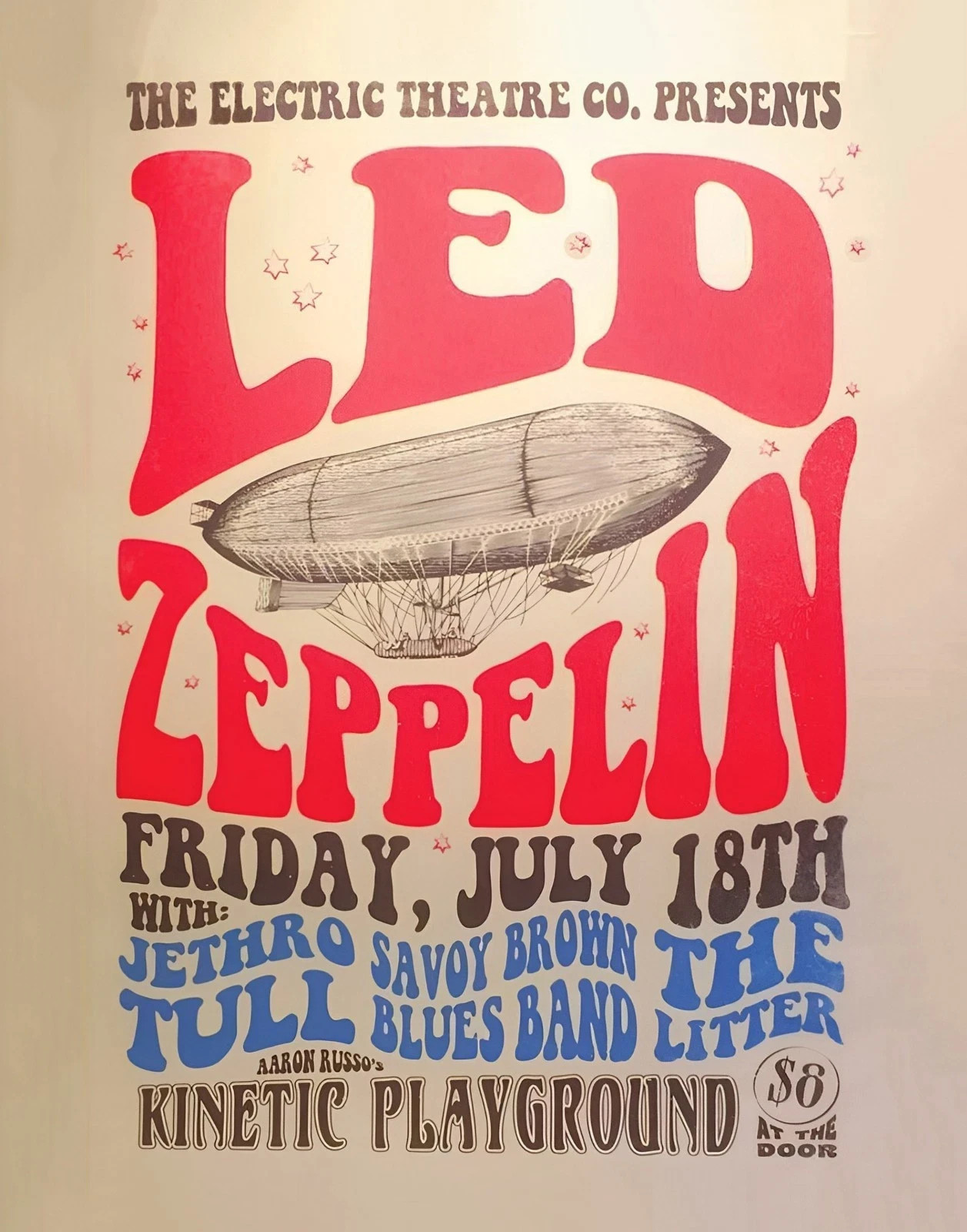 LED ZEPPELIN  POSTER  11 X 17 IN.