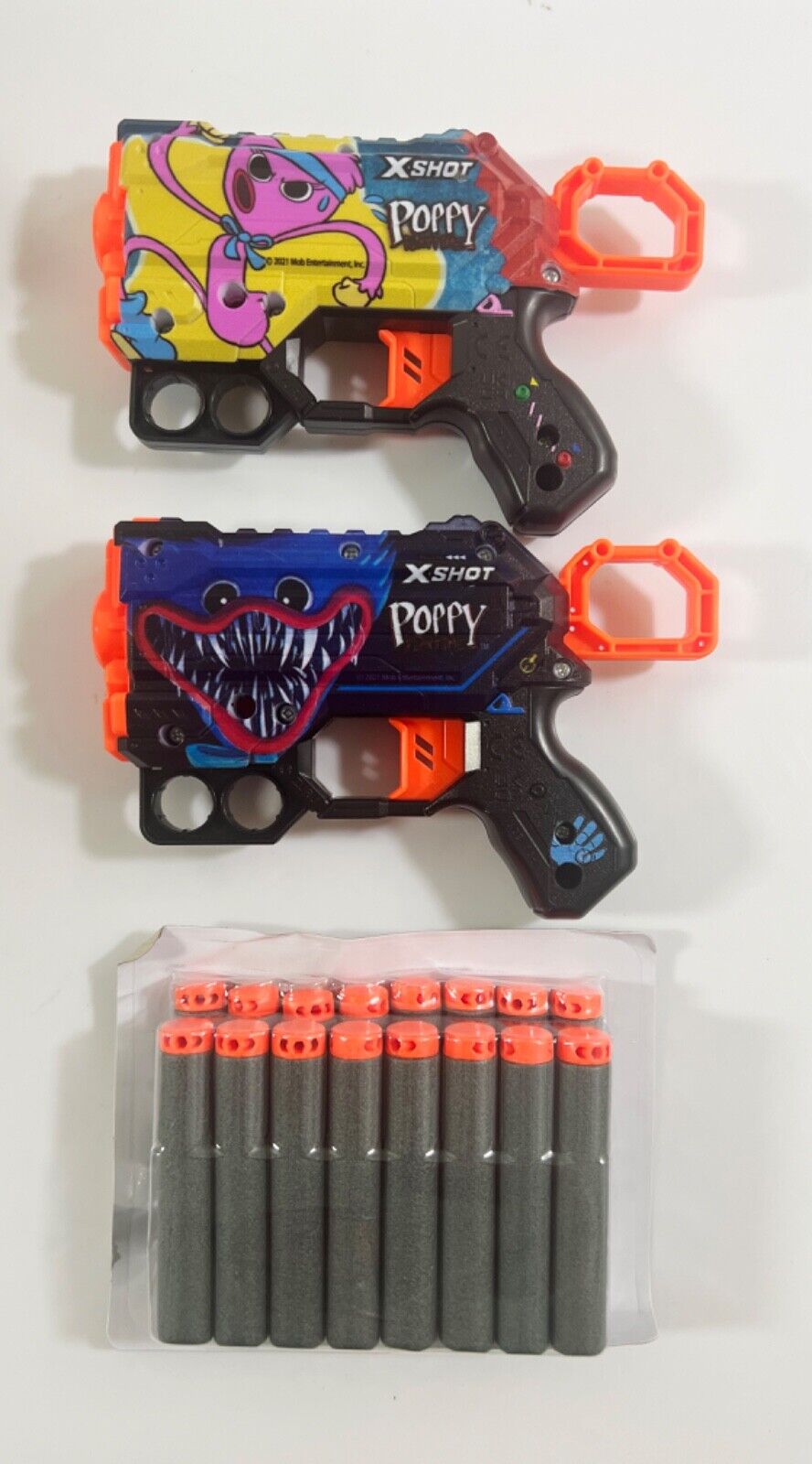 (2) ZURU XShot Guns w/ 16 Toy Darts (New Without Box)