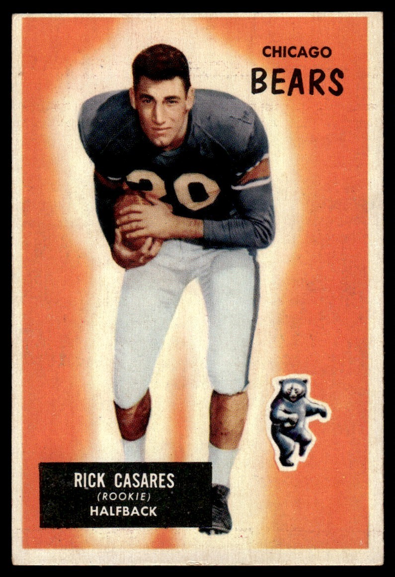 1955 Bowman Rick Casares Rookie Chicago Bears #87