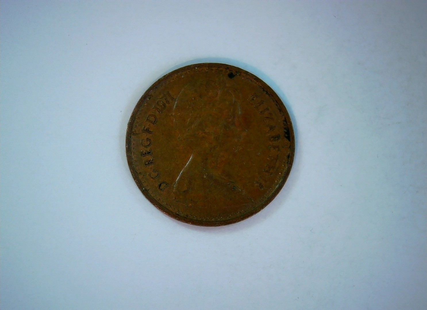 United Kingdom 1971 2 New Pence Elizabeth II (decimal) 2p Coin