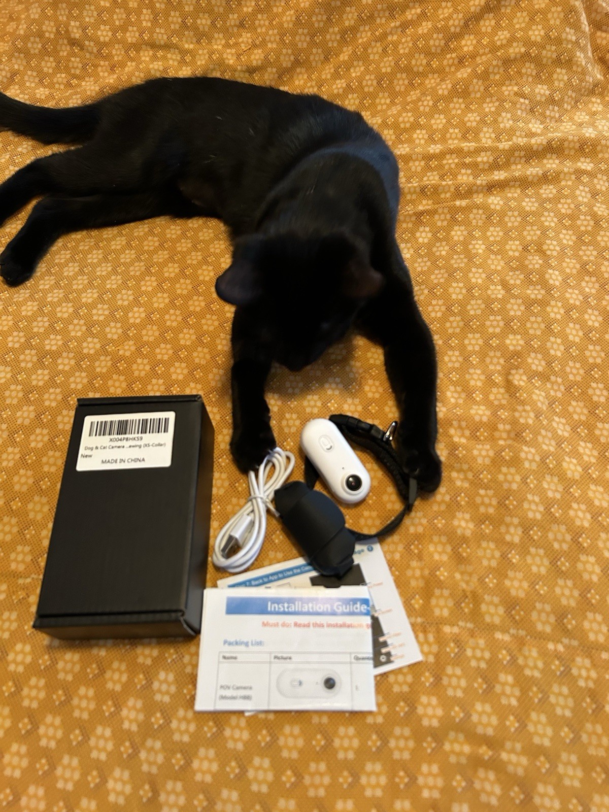  Pet Collar Camera for Cats, Dogs, Rabbits