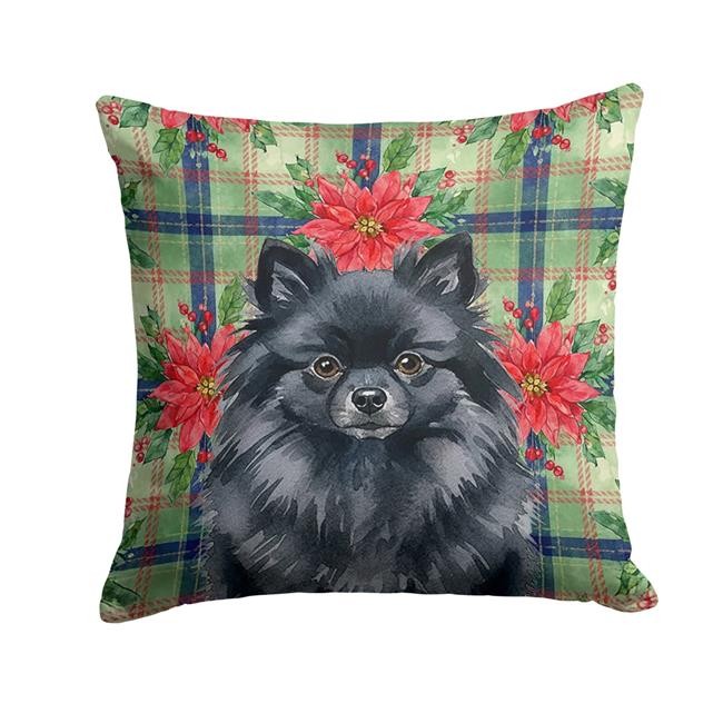 Carolines Treasures WDK8759PW1414 Unisex Adult Black Pomeranian Christmas Poi...