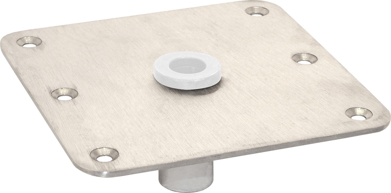 Shoreline Marine 7"x7" Brushed SS Boat Seat Base Plate Mount