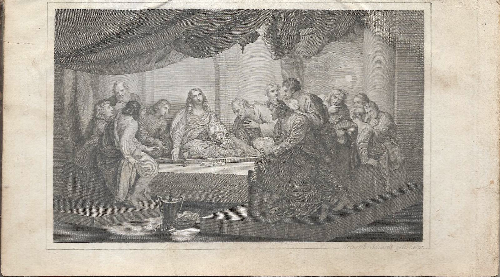 Ernst Klose The Last Supper Feyer 1800 FIRST EDITION TITLE COPPER ALL LEATHER