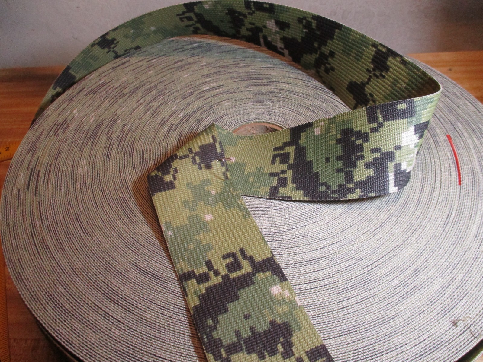 5 YARDS of 2 inch AOR2, AOR 2, US made, Berry Compliant Webbing, Strapping