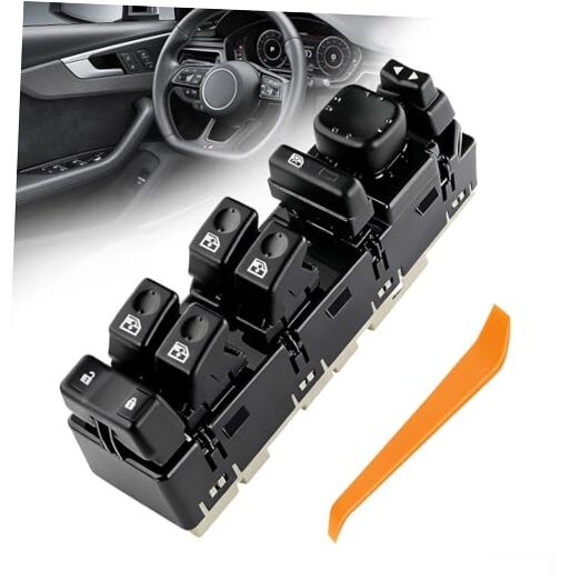 Front Driver Side Master Power Window Control Switch, Compatible with Chevy 