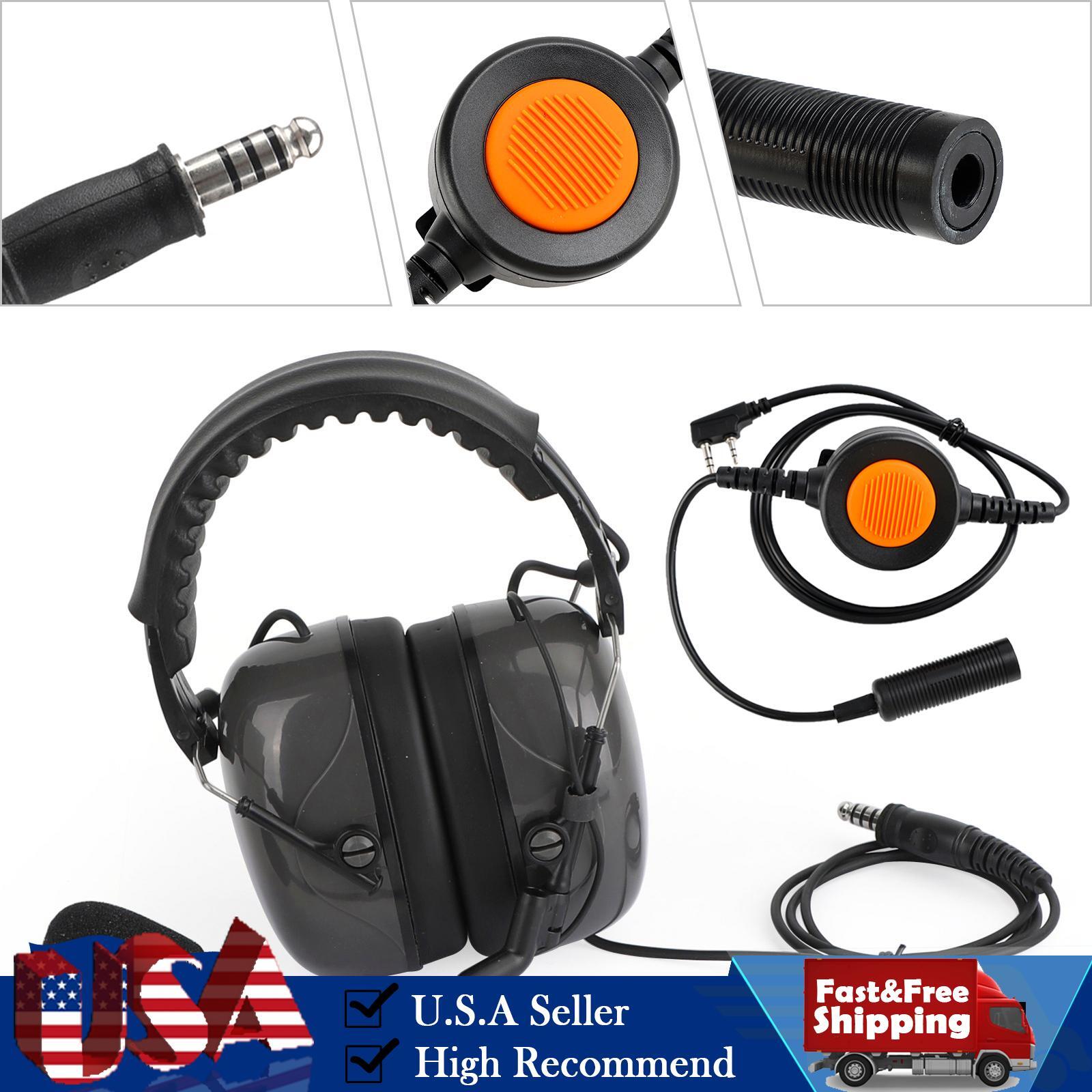 For PX-777 LT-2288 UV-5RA 6-Pin U94 PTT C5 Adjustable Noise Cancelling Headset