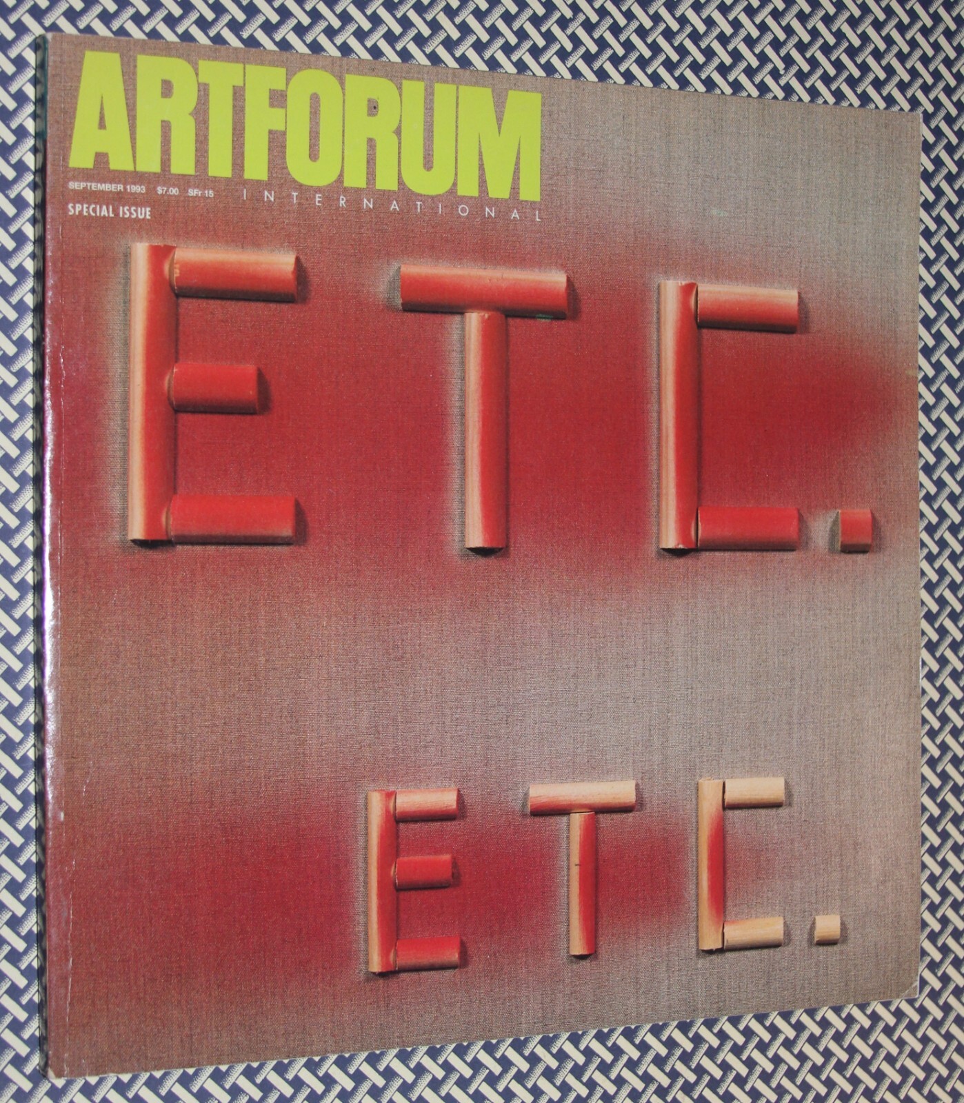 1993 ARTFORUM Magazine, ED RUSCHA, 30th ANNIVERSARY SPECIAL ISSUE