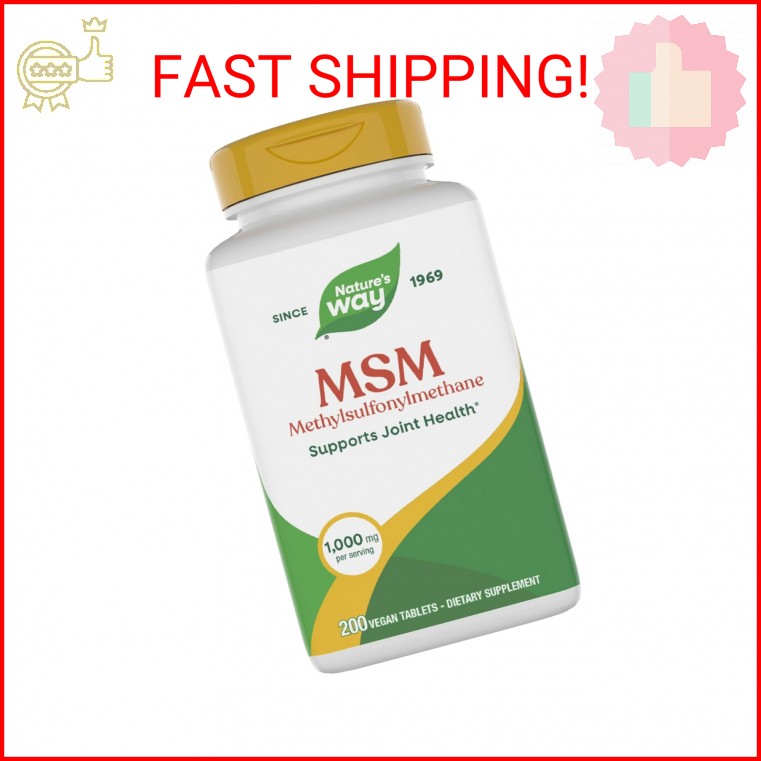 MSM 1000 mg Joint Health Supplement with Methylsulfonylmethane
