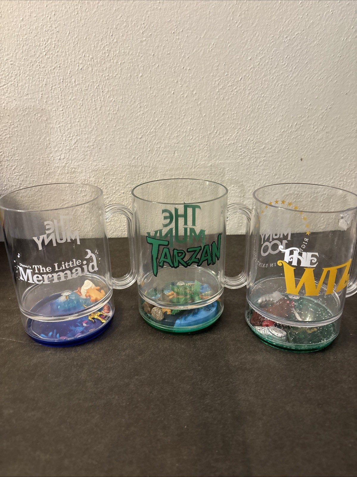 Muny Souvenir Cups, Tarzan, Wiz,& The Little Mermaid
