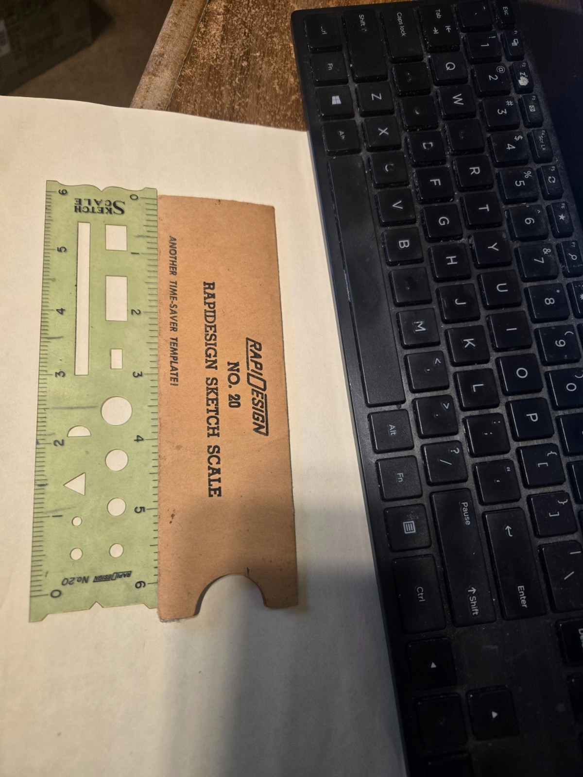 Vintage RapiDesign No 20 Sketch Scale