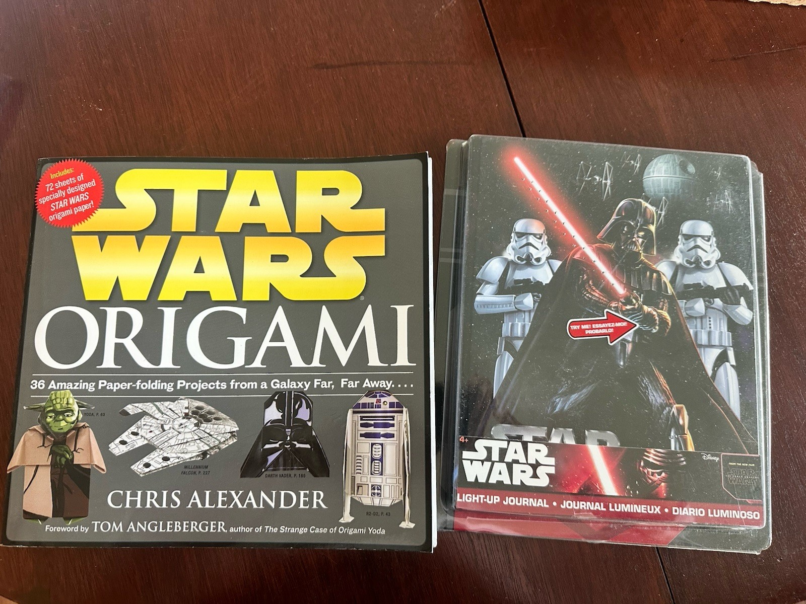 Star Wars General Phasma Innovative Designs Light-Up Journal & Origami Book