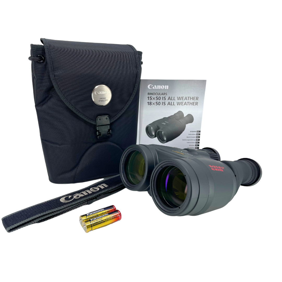 Canon 18x50 IS Binoculars | All-Weather | Image Stabilized Optics | REFURBISHED