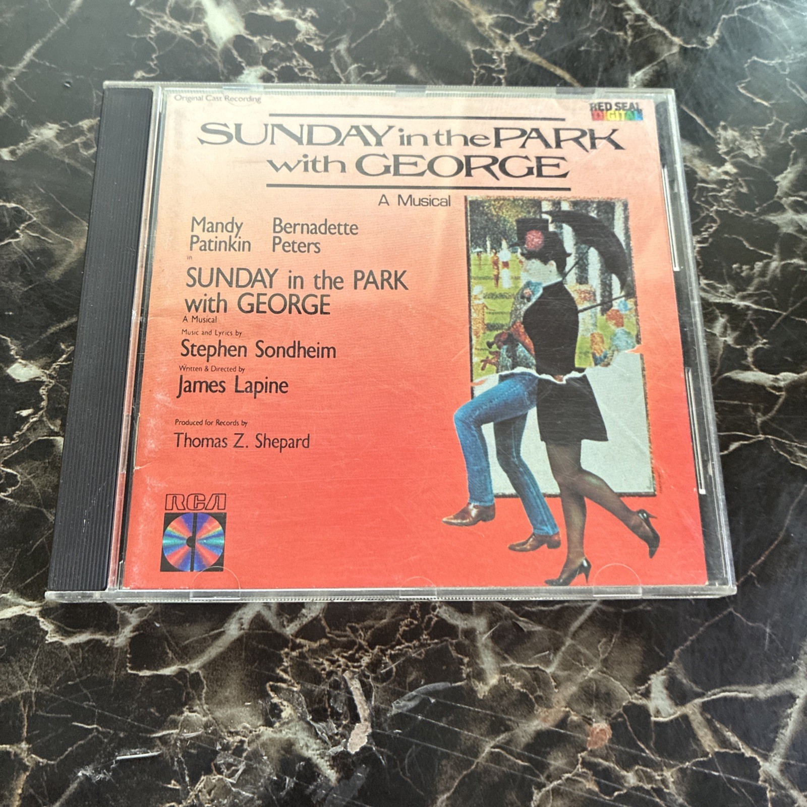 New! "SUNDAY IN THE PARK WITH GEORGE" Original 1984 Cast CD Patinkin **SEALED**