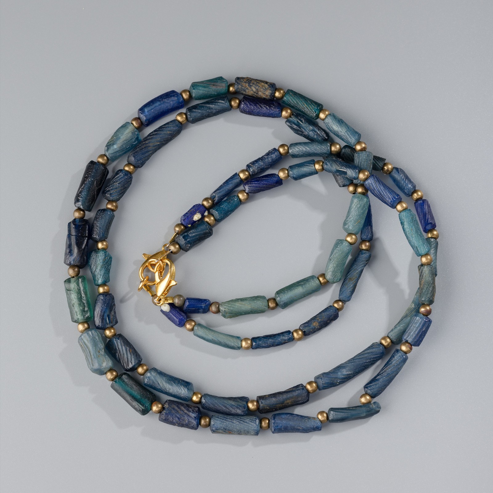 Ancient Roman Glass Fragment Bead 2 Necklace