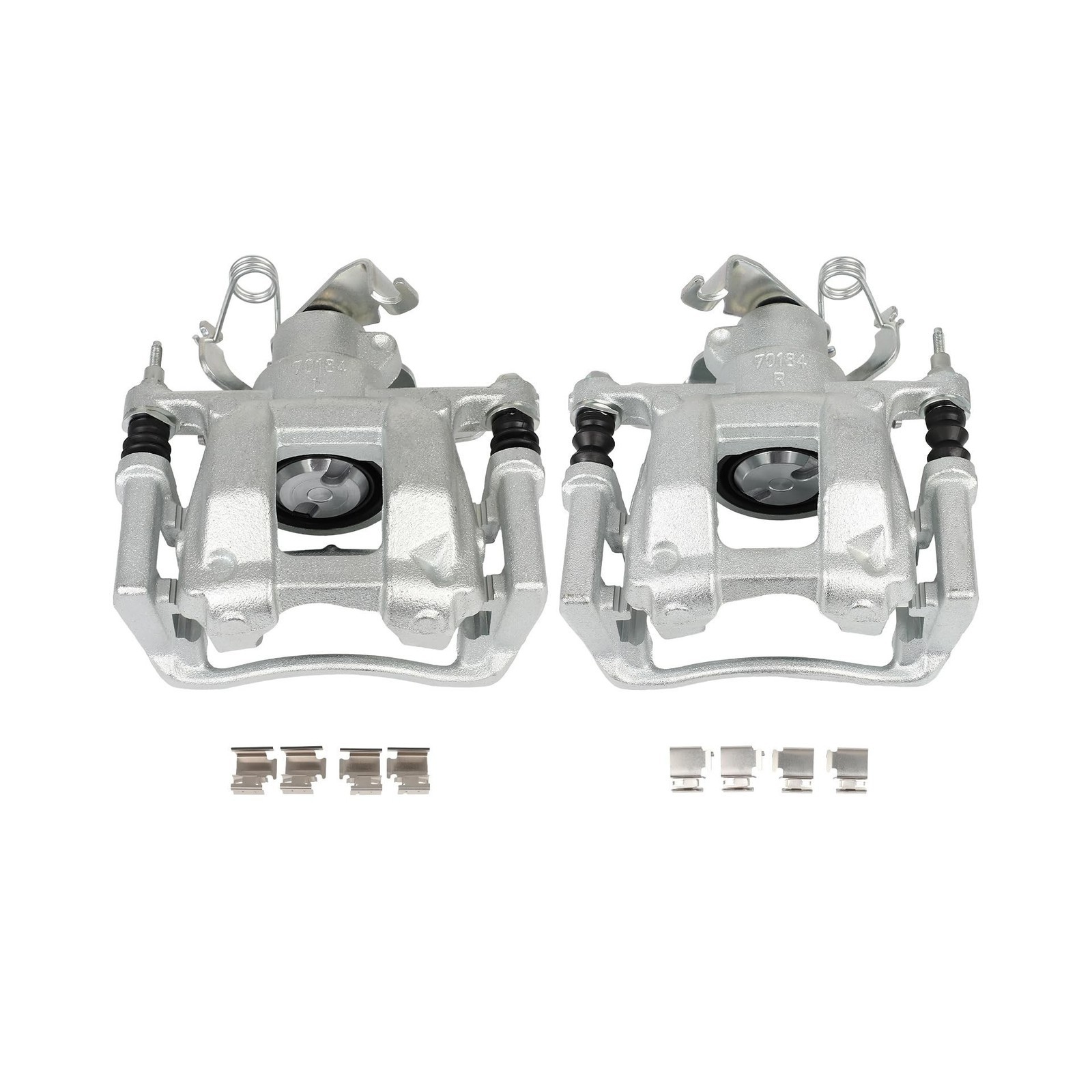 cciyu 18B5517 18B5516 Rear Left & Right Brake Caliper With Bracket For Ford F...