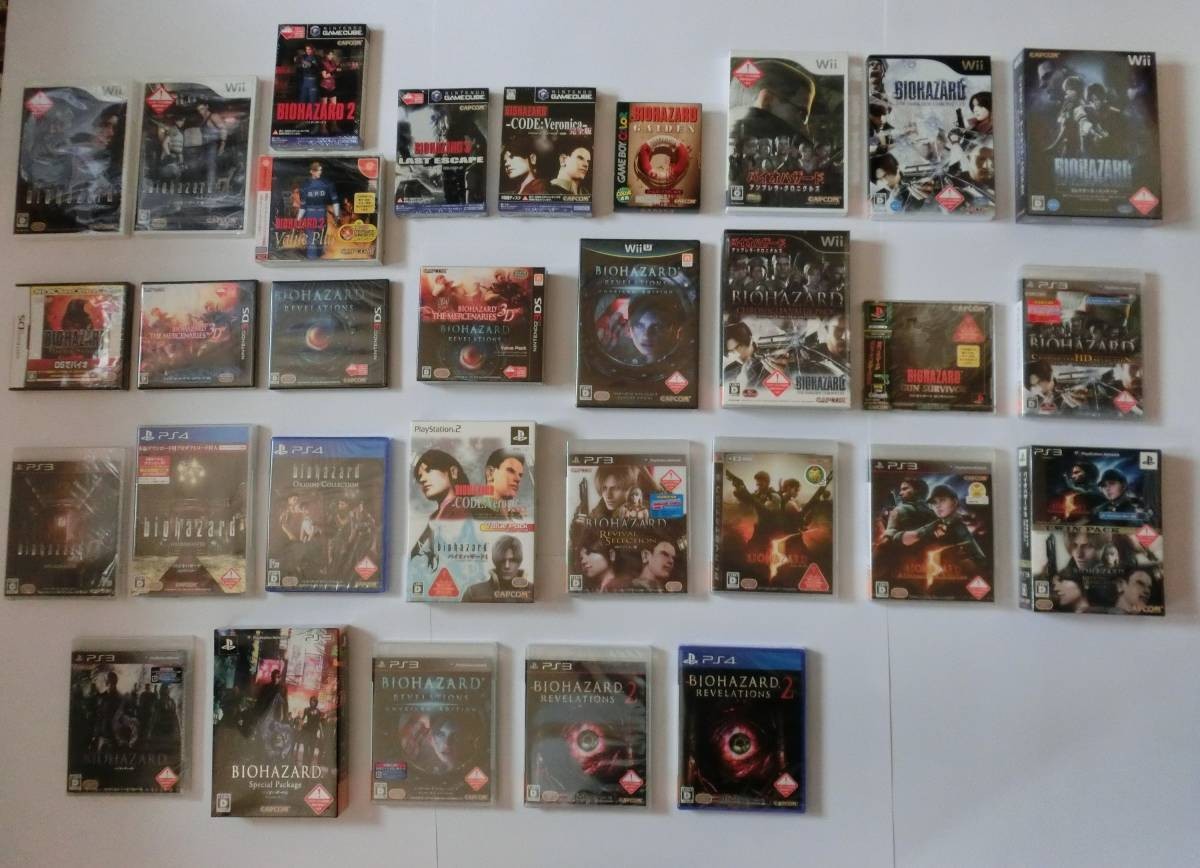 Resident Evil Game Collection Lot 30 Capcom Horror Series PS PS2 PS3 PS4 Japan