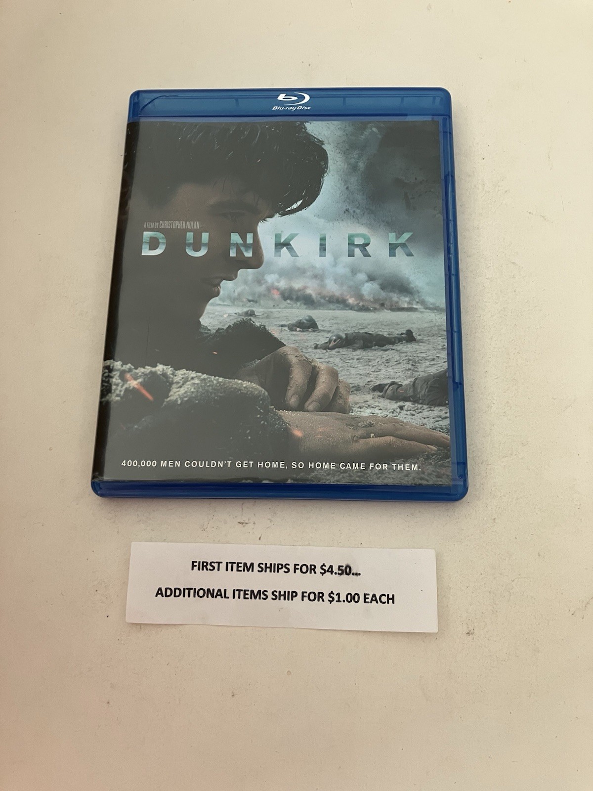 DVD/Blu-Ray   Dunkirk      $2.95     Shipping $4.50/$1.00
