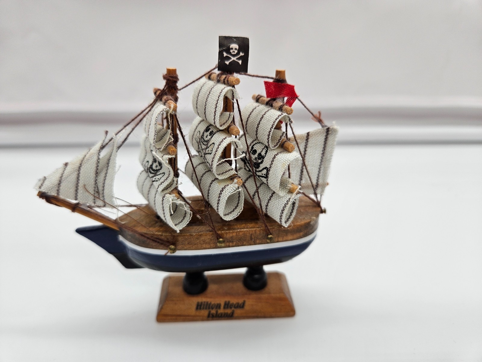 Pirate Ship Model Hilton Head Island Wooden Sailing Ship Display