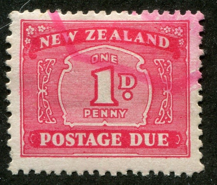New Zealand J27 Used Postage Due Stamp
