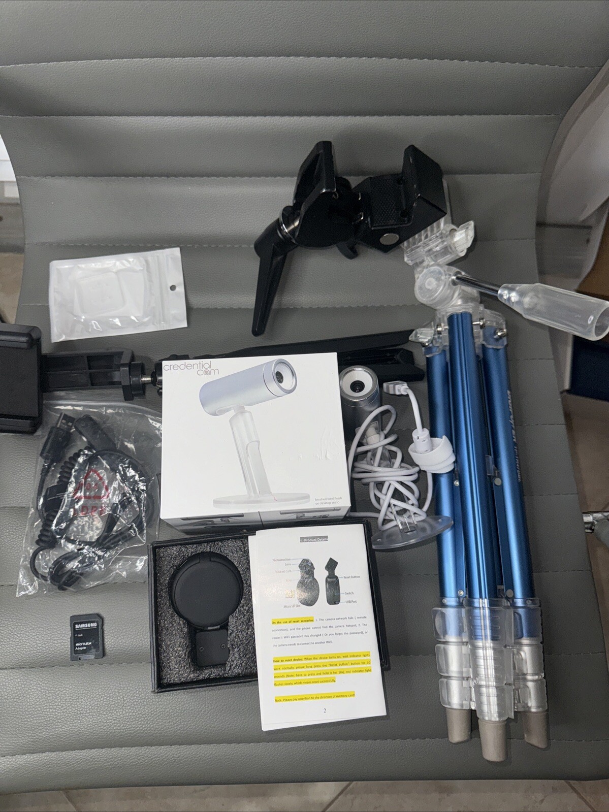 Set Of Cameras And Tripods