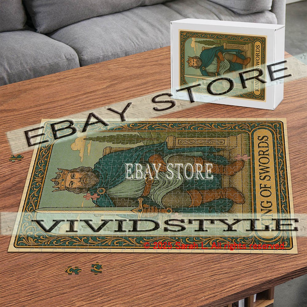 King of Swords Tarot Card Minor Arcana 500pc jigsaw puzzle 15X20.5 in