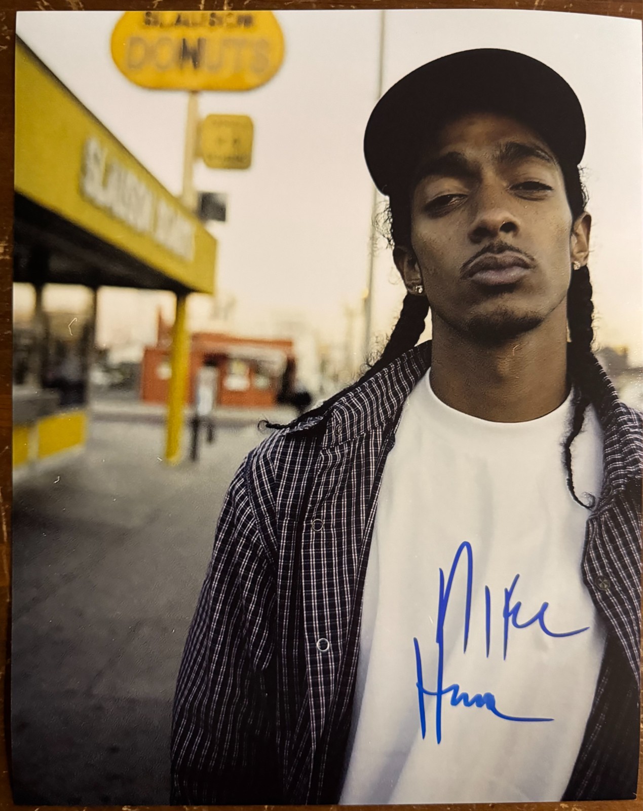 Nipsy Hussie Signed Autograph Signature 8x10 Matte Photograph COA