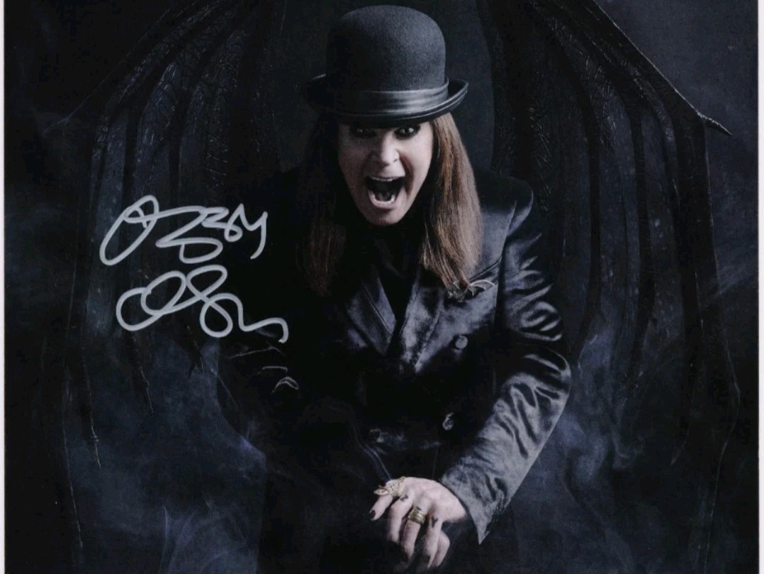 Ozzy Osbourne Signed RP 8X10  Reprint Photo ORDINARY MAN