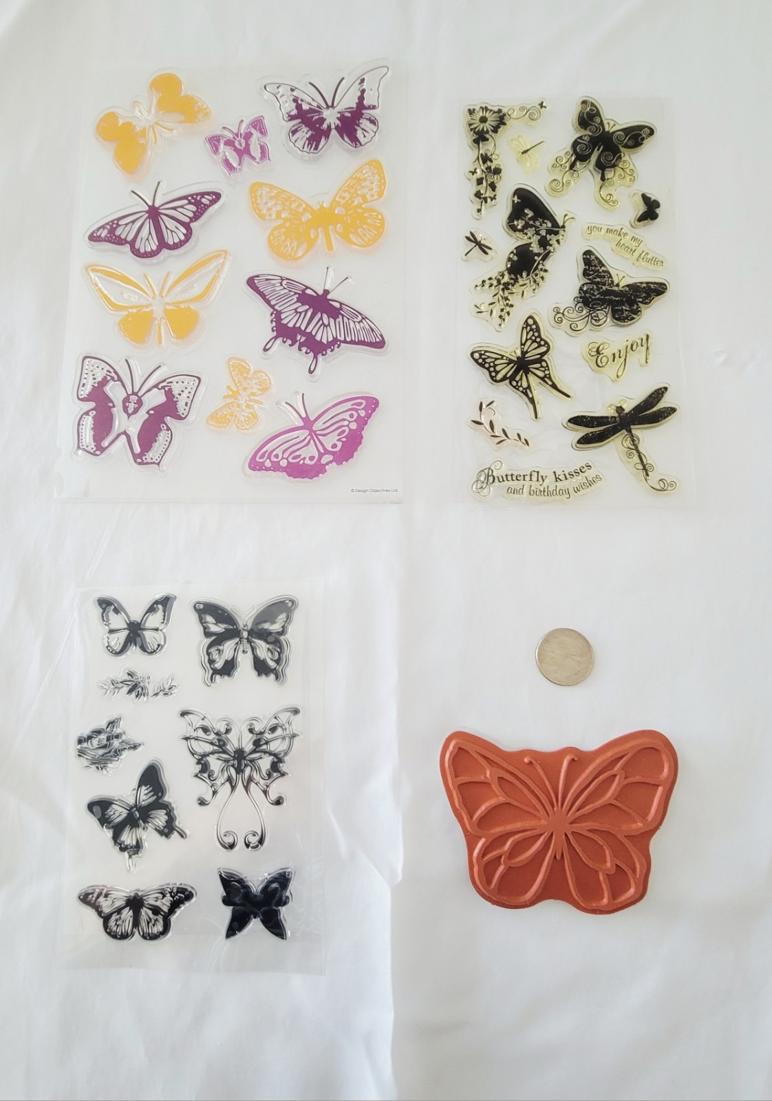 Unmounted stamps butterflies Lot