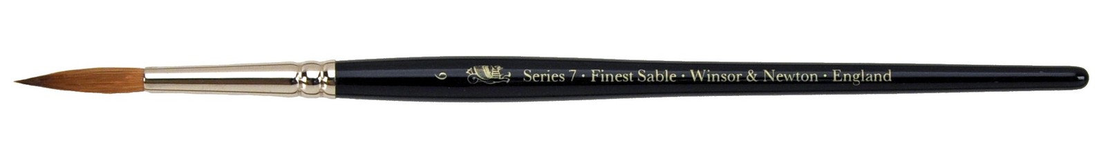 Winsor & Newton Series 7 Kolinsky Sable Watercolor Brush Round SH #6