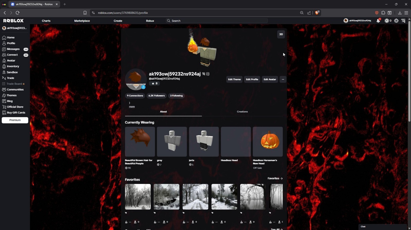 Roblox Account Headless Horseman Korblox 6K Followers High Value Inventory