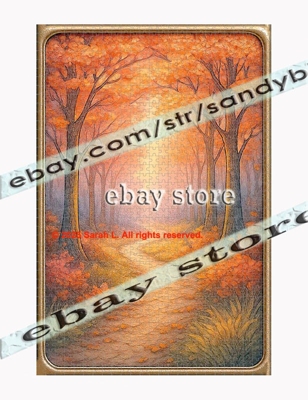 1000 piece jigsaw puzzle Forest trail cozy nature path