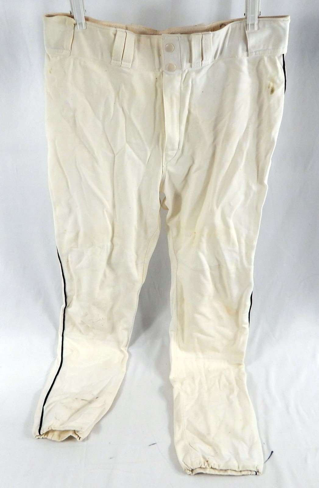 Piitsburgh Pirates Game Used White Baseball Pants Size 40 710