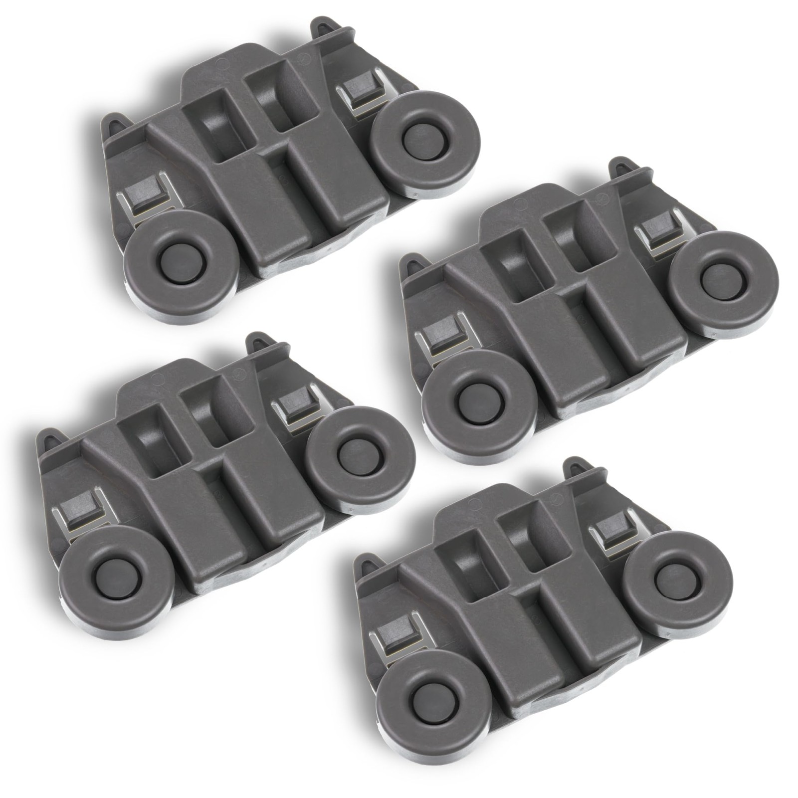 BlueStars 4 Pack W10195417 Dishwasher Lower Rack Wheels - As pictured 