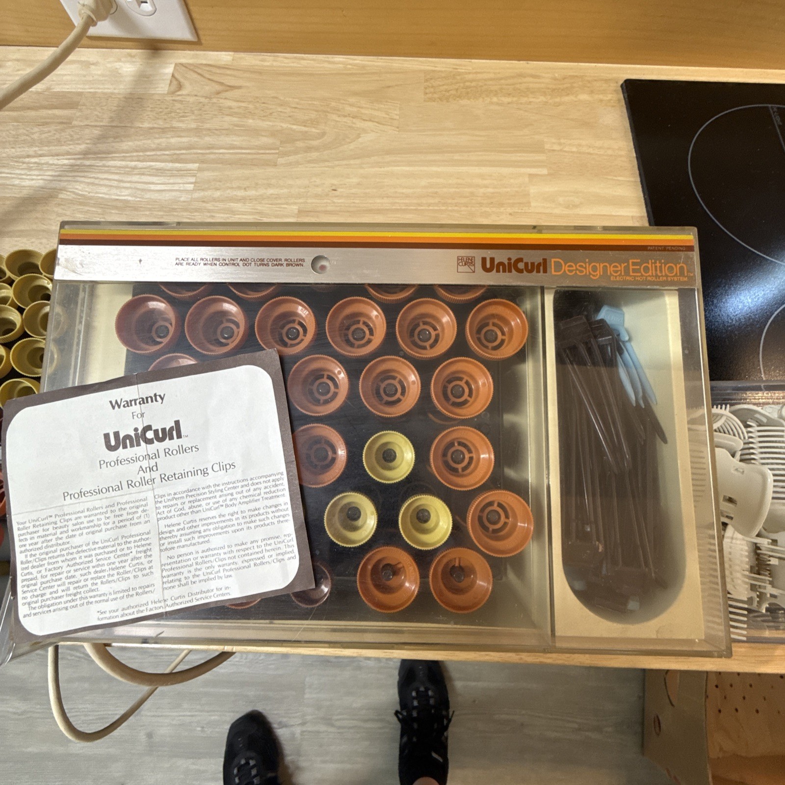 Vintage Helen Curtis Unicurl Designer Edition Electric Hot Roller System Tested!