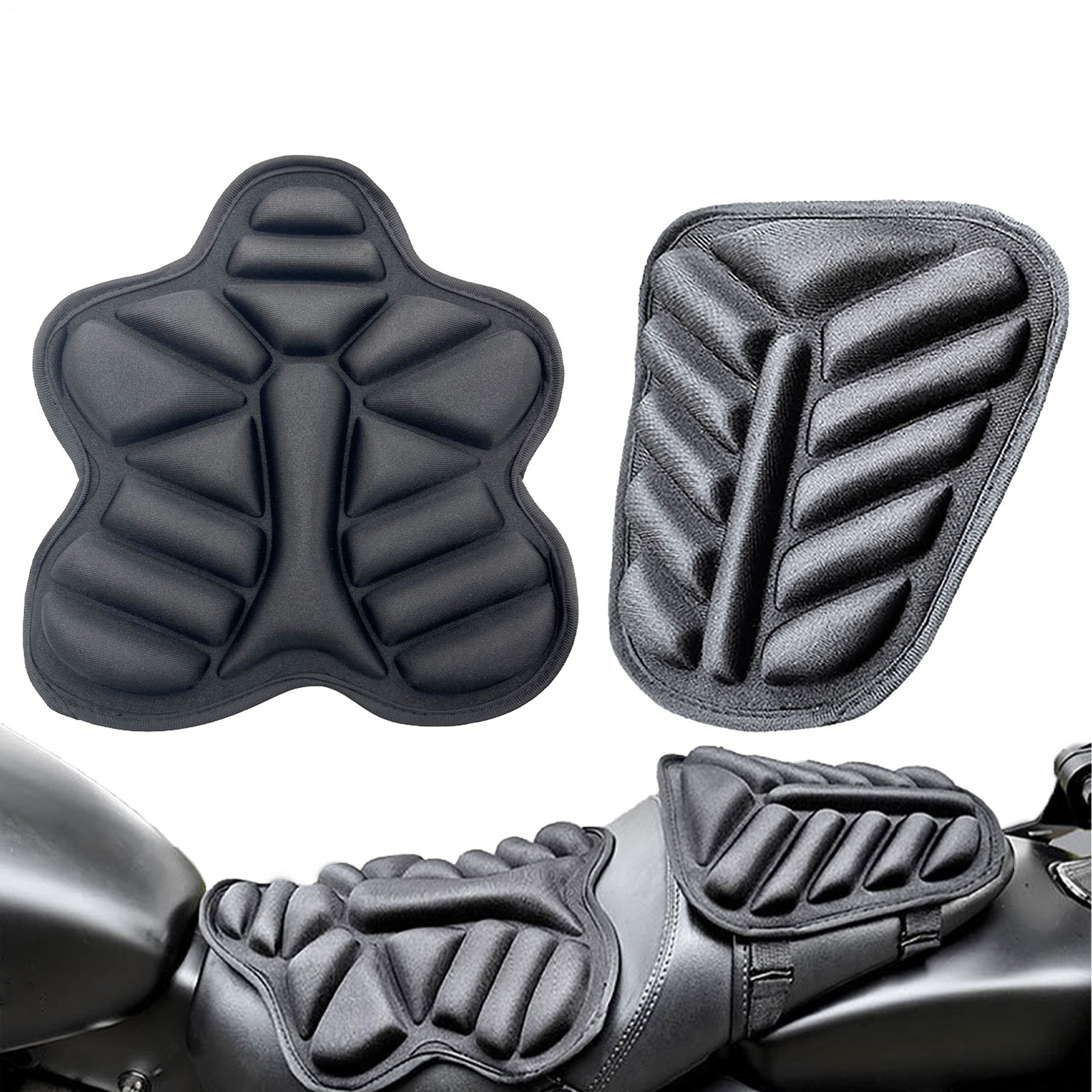 Motorcycle Seat Cover Comfort Foam Seat Cushion Universal Pressure Relief AirPad